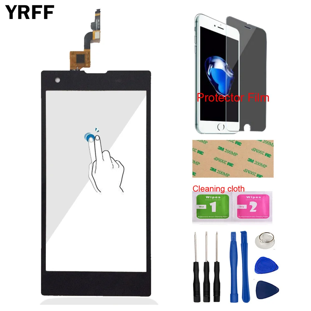 Сенсорный экран для Fly IQ4511 IQ 4511 Переднее стекло сенсорный дигитайзер панель