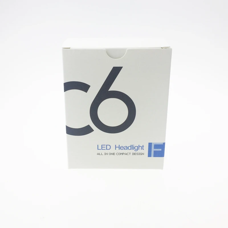 Светодиодные лампы для фар 72 Вт COB H7 H1 H4 H3 H11 H8 9005 9006 C6 36 фары автомобиля 6000 К
