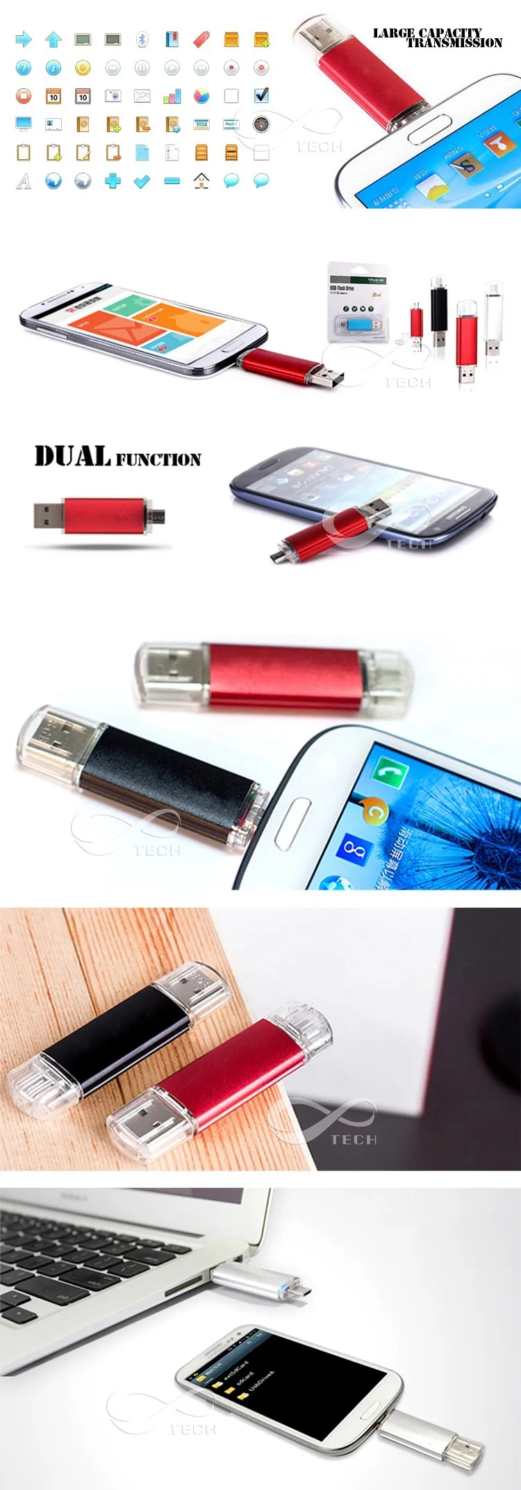 Горячая Распродажа 32 Гб OTG usb флешка 4 ГБ usb флэш-накопитель 64 Гб 128 Гб карта памяти, Флеш накопитель 8 Гб U диск 16 ГБ реальная емкость флешки