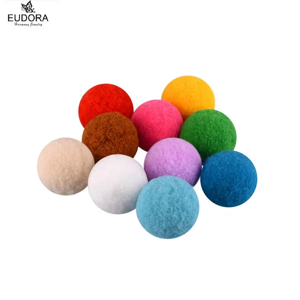 Mix color 10 шт. ароматерапия Помпоном Мяч Эфирные масла диффузор духи шары для 18/20 мм Harmony медальон клетка Для женщин помпоном Бола кулон - Окраска металла: Mix color