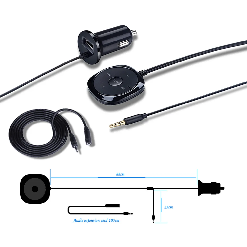 Автомобильный fm-передатчик AOSHIKE Hands Free Bluetooth автомобильный комплект mp3-плеер ТВ