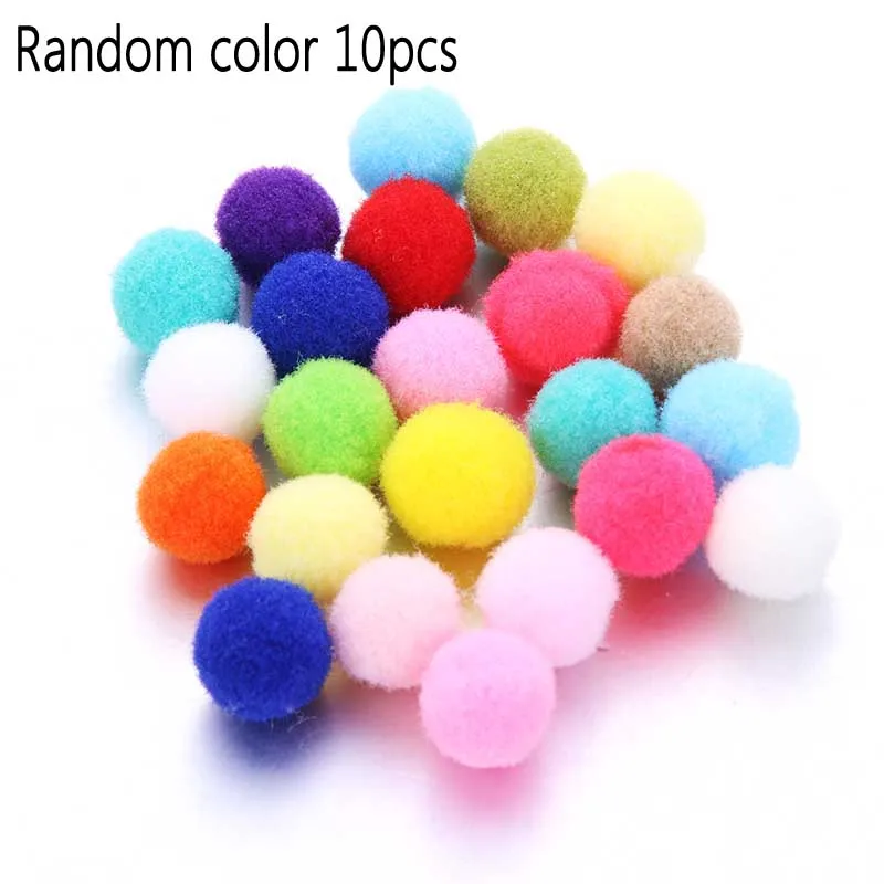 10pcs Felt ball Новинка, серебряное ожерелье для ароматерапии, подвеска, ювелирные изделия, открытый медальон, ожерелье, диффузор эфирного масла, духи, ароматические ожерелья - Окраска металла: 10pcs Felt ball