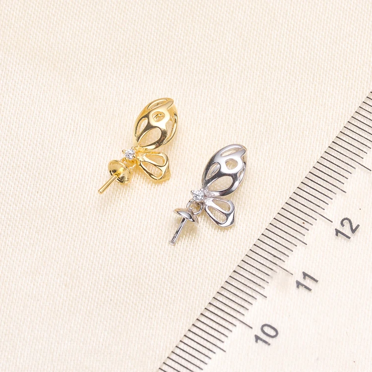 DIY подвесной аксессуар S925 браслеты бабочки из серебра высшей пробы бабочка