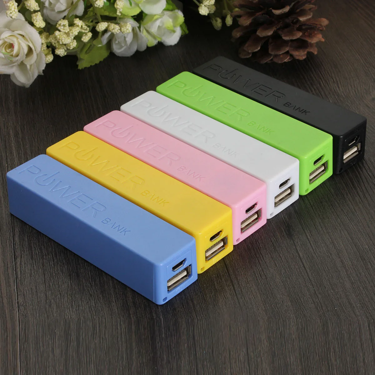 Мини Батарея Зарядное устройство чехол коробка USB Мощность DIY 18650 банка коробки/ч. подходит для всех смартфонов