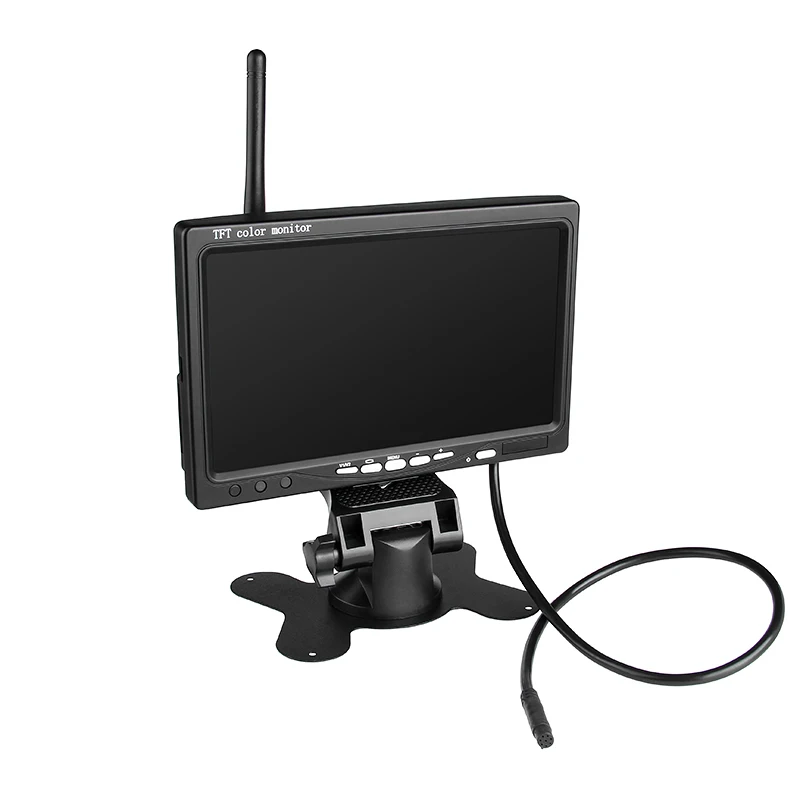Дешевая беспроводная камера заднего вида для грузовиков и 7 дюймовый HD монитор IR