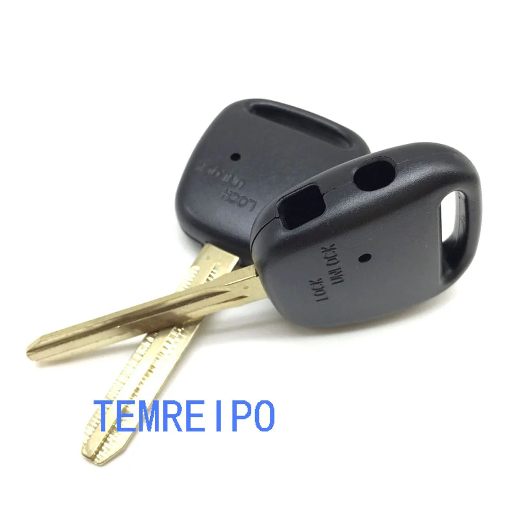 2 шт./лот сменный корпус для автомобильных ключей с двумя кнопками кожух Toyota