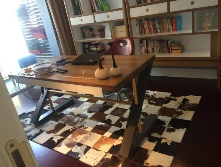 Ковер из натуральной воловьей кожи ковёр и ковер роскошная мебель для гостиной