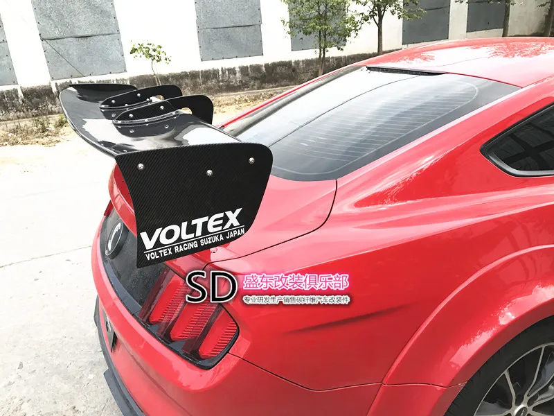 Подходит для крыльев спойлера из углеродного волокна FORD mustang GT VOLTEX|Спойлеры и
