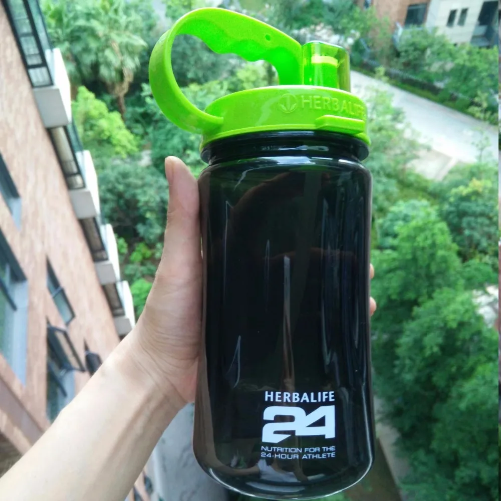 1L 2L большой бутылка для воды 1000 мл/2000 мл модный портативный Herbalife питание