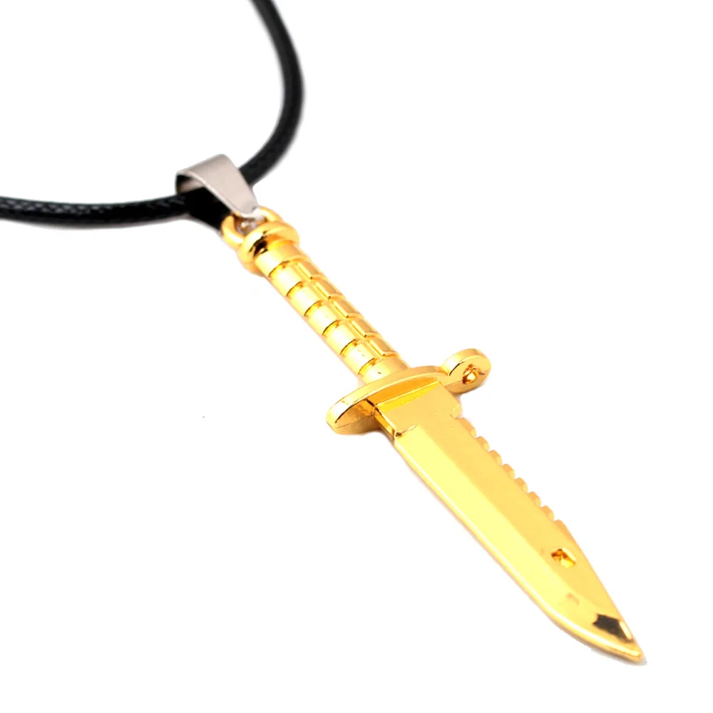 CS GO M9 модель оружия чокер ожерелье csgo кожаная цепочка Кулон сплав брелок