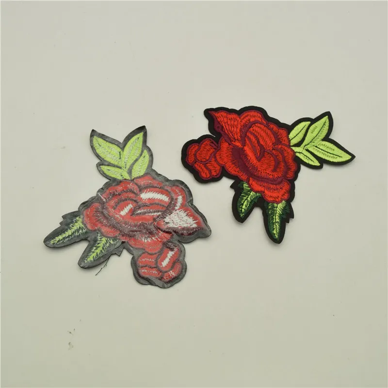 Floral Embroidery Patches Cloth Decoration Applique Sew-on Patch for diy craft sewing wholesale |