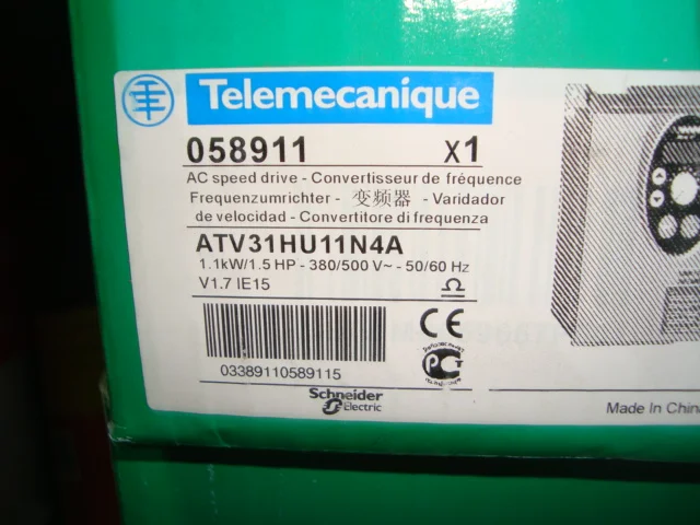 

Новый инвертор ATV31HU11N4A