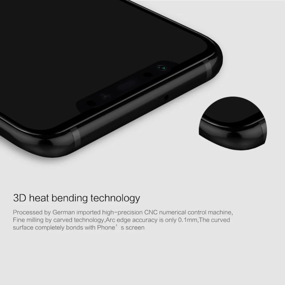 Nillkin 3D CP + макс. закаленное стекло для Xiaomi mi 8/mi 8 SE полное покрытие протектор экрана
