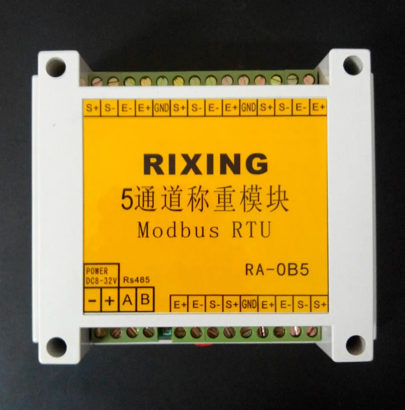 5 канальный весовой модуль 485 передатчик протокол Modbus RTU|Детали и аксессуары для