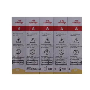 70 шт высокая qualtity 3RL картридж иглы Одноразовые стерилизованное татуировки перманентный Макияж Pen машина Вышивка Крестом Иглы советы для бровей L