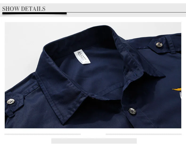 Повседневная одежда рубашка карго мужская ВВС с одним полетом тактический