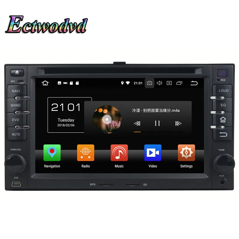 Ectwodvd Восьмиядерный 4G + 64G Android 9 0 Автомобильный мультимедийный dvd плеер
