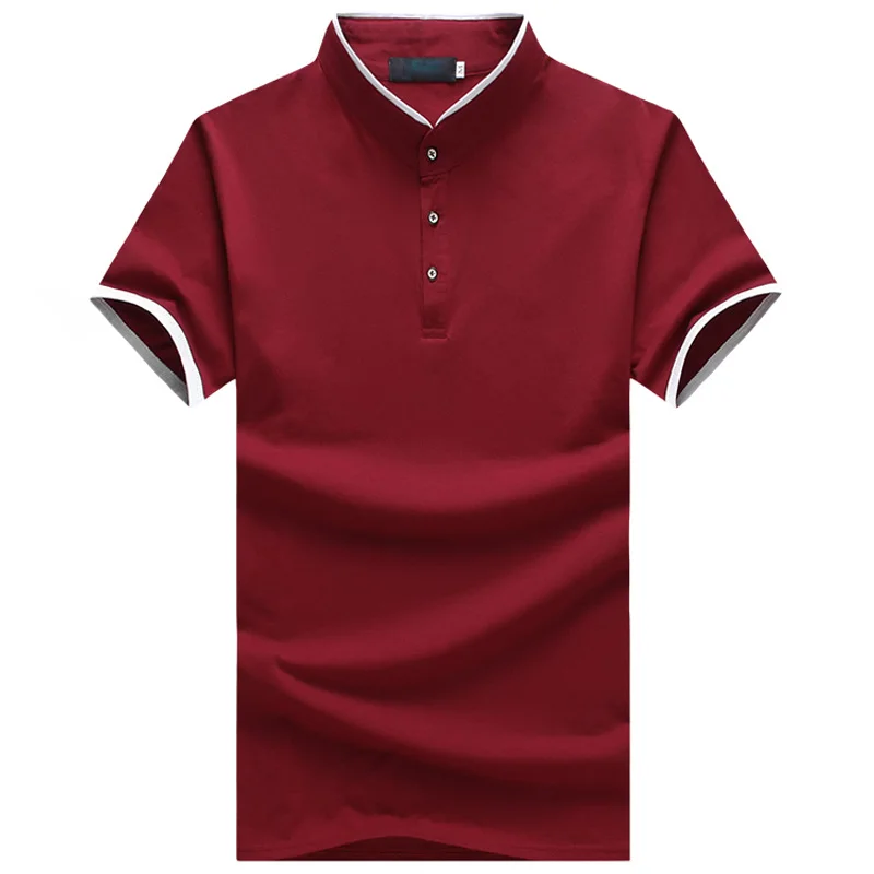 TANGNEST 2019 Hot Sale Business Polo Shirt Plus 5 Colors Slim Short-sleeve Good Quality Men Size 5XL MTP465 | Мужская одежда