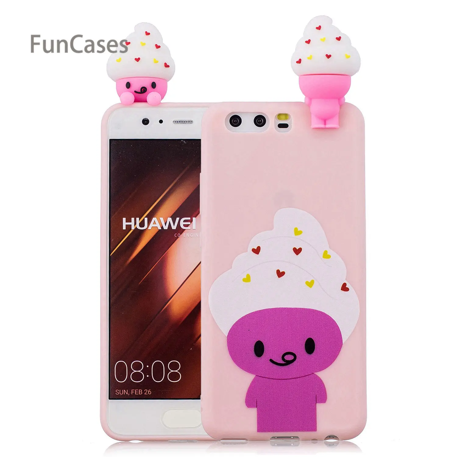 3D Сова чехол для телефона с рисунками ETUI Huawei P10 Мягкий ТПУ накладка Carcasa цитатами