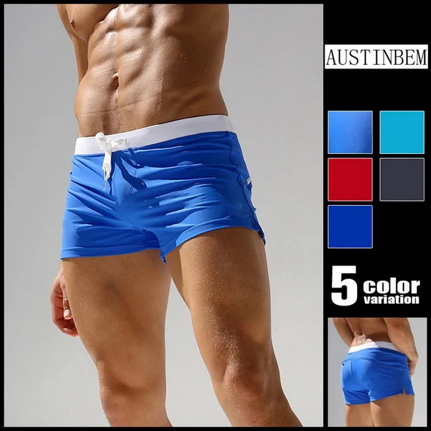 2017 сексуальные мужские пляжные купальные костюмы с карманами на молнии 223|swimming