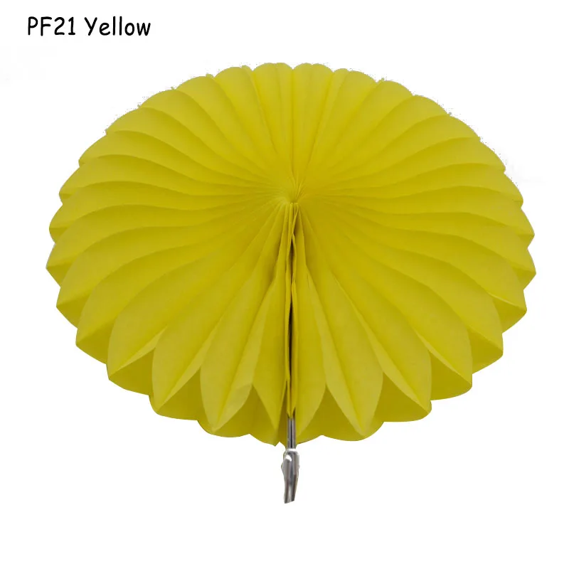 yellow 1 шт. 10/15/20/25/30 см сотовая ткани Бумага цветок вентиляторы детская День рождения Свадебный дом свадебное украшение автомобиля - Цвет: yellow