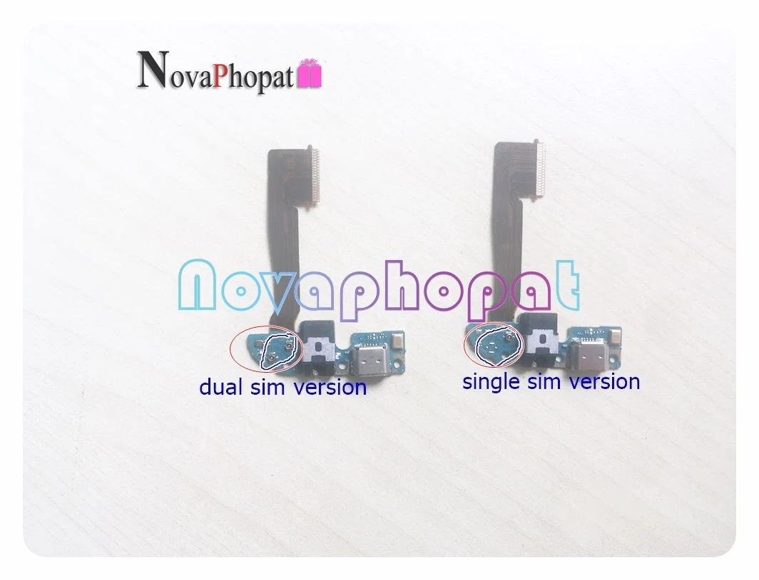 

Novaphopat M8 Charger Port For HTC One M8 USB Dock Charging Port Data Transfer Connector Flex Cable Microphone MIC +tracking