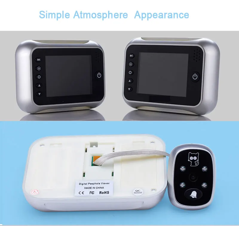 Дверной глазок с цветным ЖК дисплеем 3 5 дюйма беспроводная камера для дверного