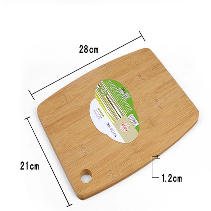 Милая овальная разделочная доска из натурального бамбука Защита окружающей