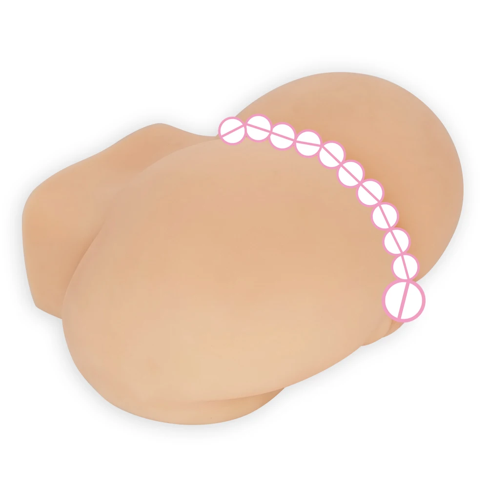 Высококачественный реалистичный большой силиконовый зад 1:1 с вагиной и анальным