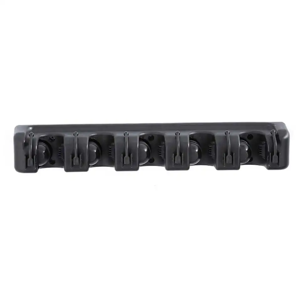 Mop Holder A271 Пластиковый держатель для швабры, настенный держатель для швабры, органайзер для швабры, щетка, метла, вешалка/держатель и садовый инструмент, органайзер для гаража - Цвет: Mop Holder A271
