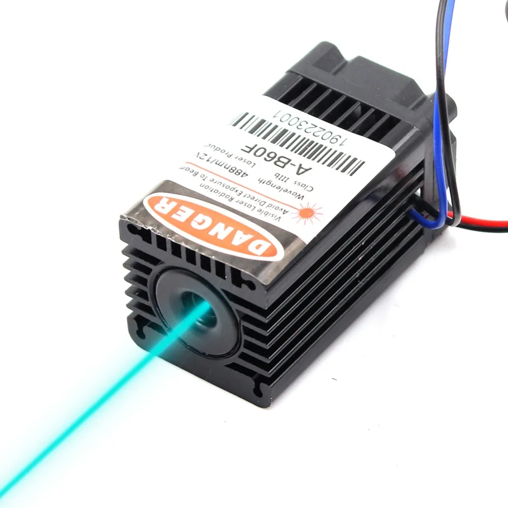 Oxlasers 12 В 100 нм МВт Небесно Голубой лазерный модуль TTL лазерная головка лабораторные лазеры медицинский лазер