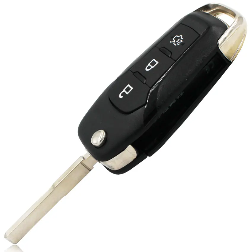 3 кнопки оригинальный складной пульт дистанционного управления смарт ключ для