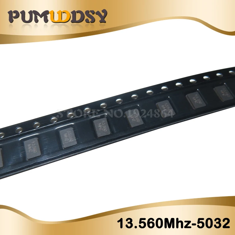 10 шт. 13 56 МГц 560 20 пФ 2 контакта 5032 м smd Кварцевый резонатор Crystal|Интегральные схемы| |