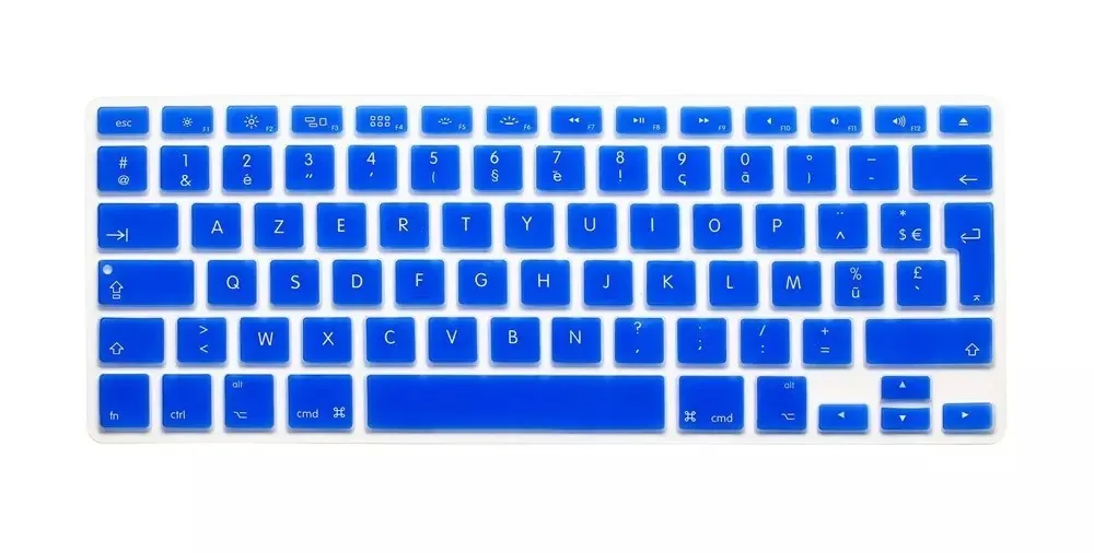 Для Macbook Air Pro retina 13 15 17 Силиконовые серьги Французская клавиатура Обложка для Mac book клавиатура франция ЕС ЕВРО AZERTY