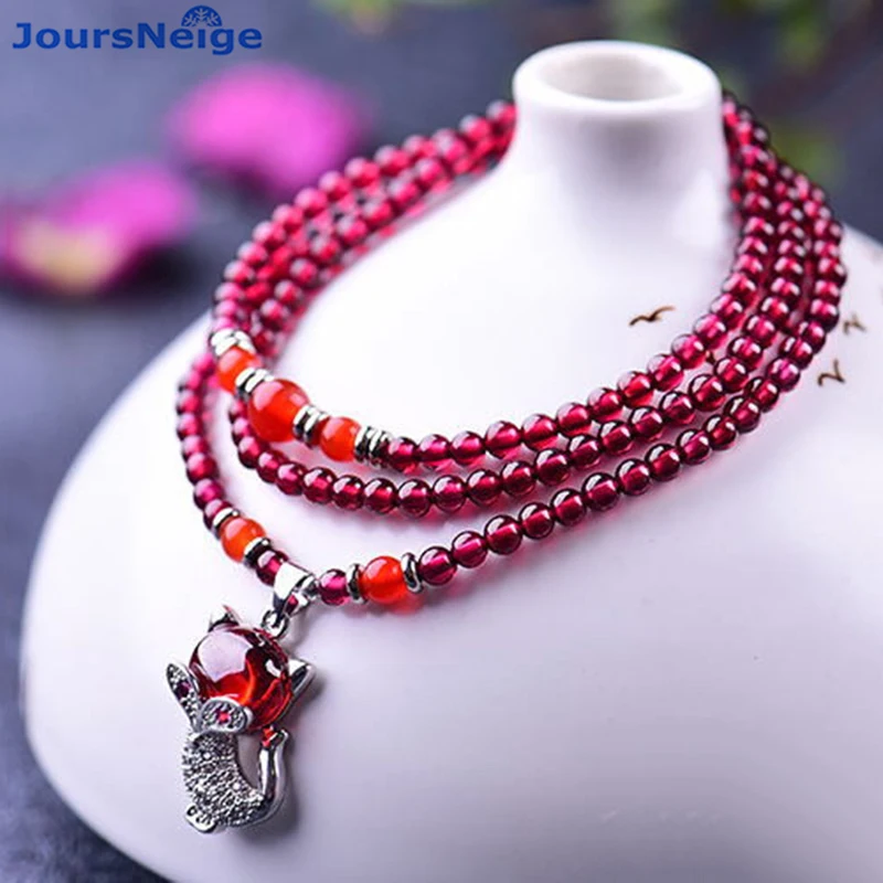 Оптовая продажа винно красный натуральный бриллиант подвеска ожерелье удачный