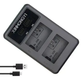 LEDDualCharger 2000 мАч NP FW50 акумуляторная батарея NP-FW50 Батарея+ светодиодный двойной Зарядное устройство для sony Alpha a6500 a6300 a7 7R a7R a7R II a7II NEX-3 NEX-5 Камера - Цвет: LEDDualCharger