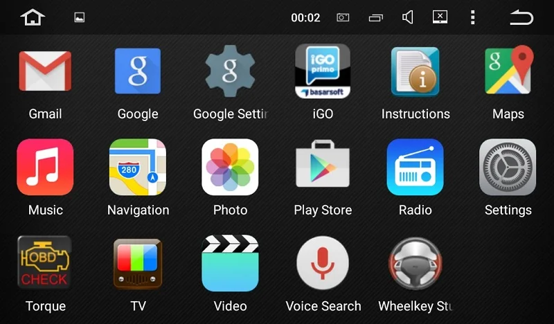 Android 7 1 четырехъядерный 2 Гб RAM автомобильный DVD GPS навигатор мультимедийный плеер