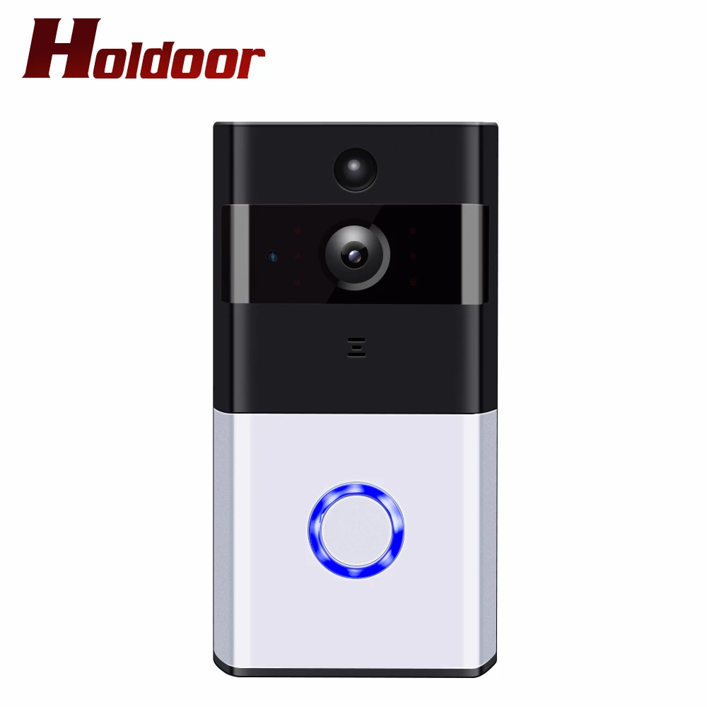 Holdoor Video Doorbell Smart bell 720P HD Wifi Security Camera Real-Time Two-Way Talk Night Vision PIR Motion Detection Wireless |