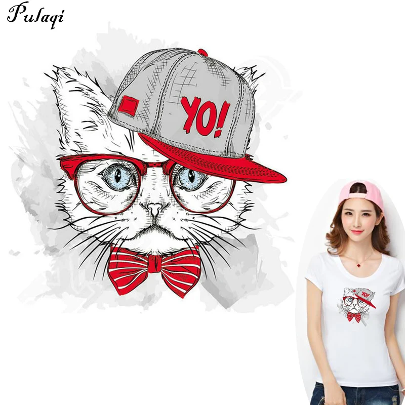 Pulaqi мультфильм нашивки в виде животных для одежды патч уровень сделай сам