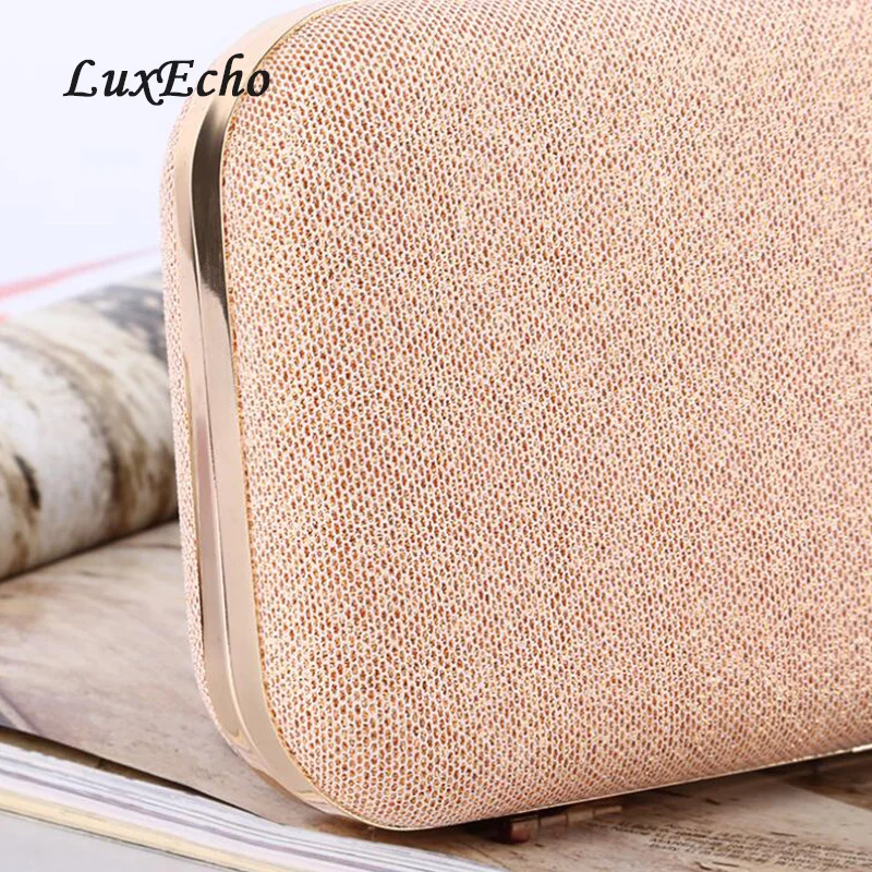 Сумка LuxEcho женская на плечо из розового золота с одной цепочкой|chain bag|fashion shoulder