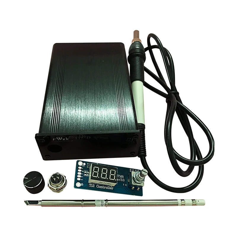 YIMAKER T12 паяльные станции цифровая трубка DC12 24V секунд оловянные Электрические