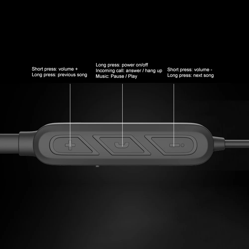 New Arrival Wireless 4.2 Bluetooth Cable Earphones Wire with MMCX 0.78 IE80 IM50 Interface