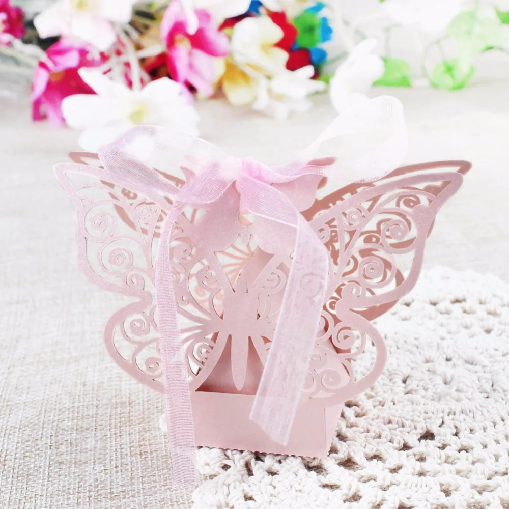 10 шт. бумажные подарочные коробки для конфет|Подарочные сумки и упаковка| |