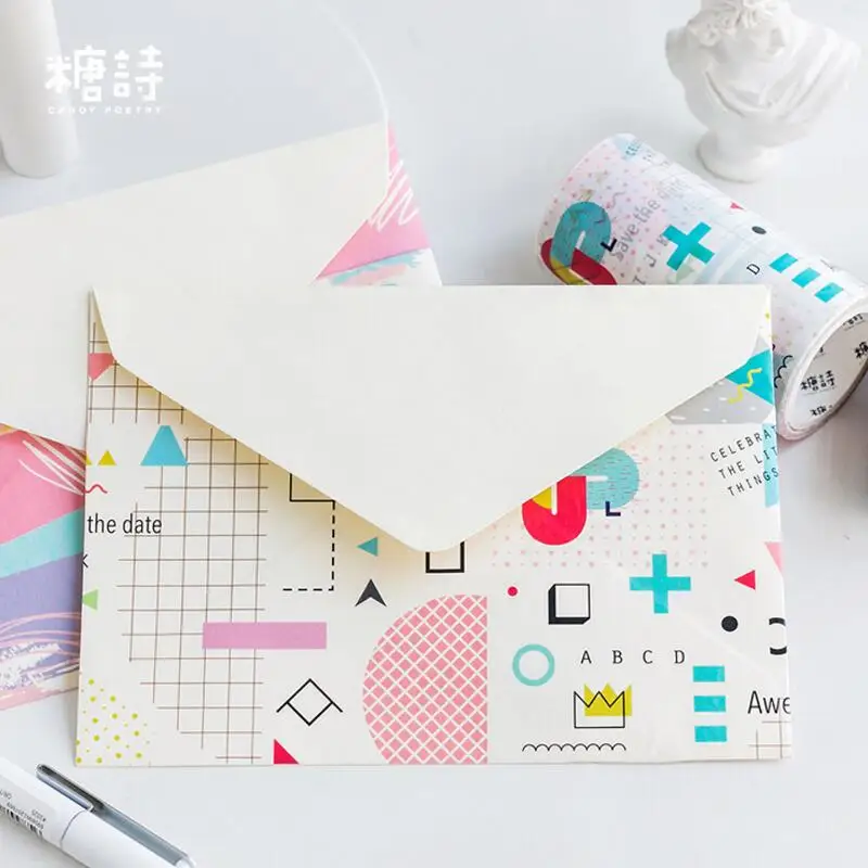 80 см ширина Kawaii мечта Геометрия декоративная Васи Лента Сделай Сам Скрапбукинг