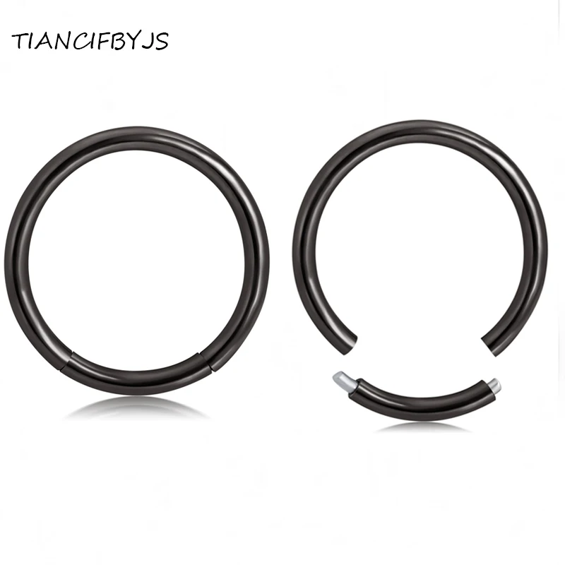 TIANCIFBYJS кольцо для носа, 60 шт./лот, разные цвета, сегмент, Tragus Bar, женские Украшения для тела, пирсинг, бровь, перегородка, серьги, 60 шт