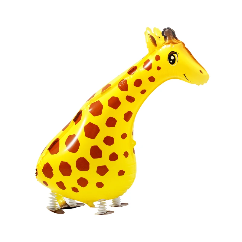 3D Милые прогулочные воздушные шарики в виде животных из алюминиевой фольги шары