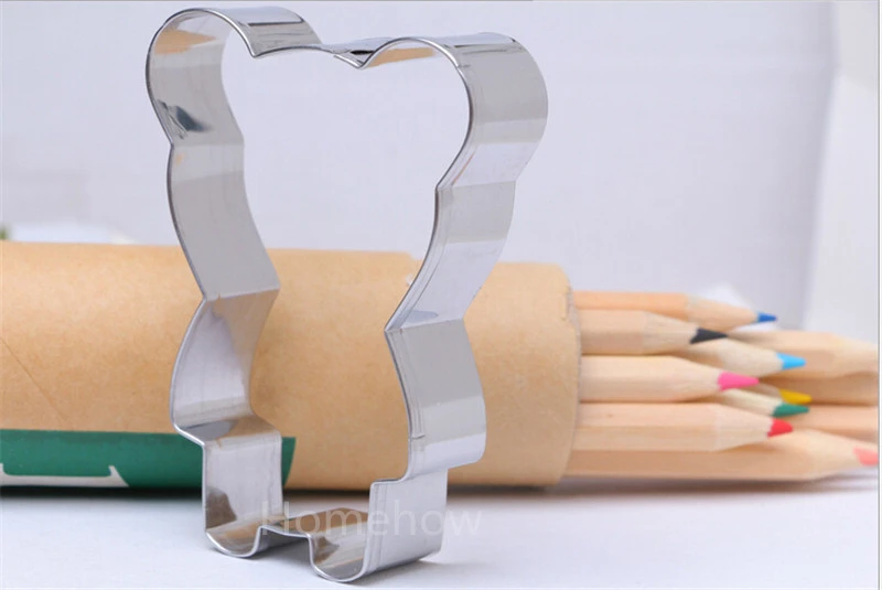 1 шт./лот форма для печенья с милым медведем из нержавеющей стали Форма украшения