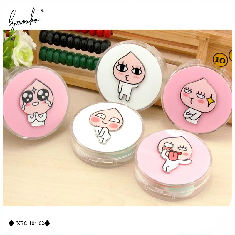 Чехол для контактных линз Lymouko с зеркалом Переносной Контейнер линз|contact lens case|lens