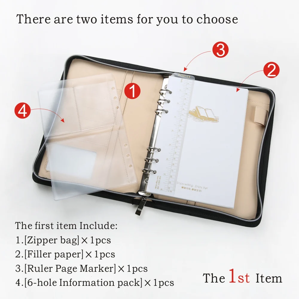 А5 сумка на молнии для ноутбука из искусственной кожи органайзер белого