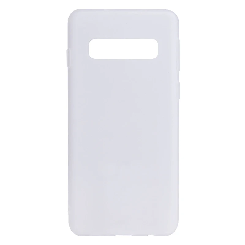 white Силиконовый чехол для телефона ярких цветов для samsung galaxy s10 5G s10e s10 plus s9 s8 s7 edge Note 8 Note 9, мягкая задняя крышка из ТПУ - Цвет: white